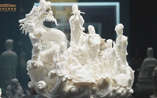一抹凝脂如玉的“中国白”，来国博看德化白瓷展