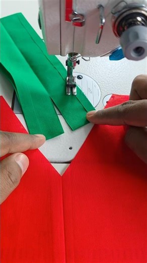 Easy V-neck sewing method #neck #sewing