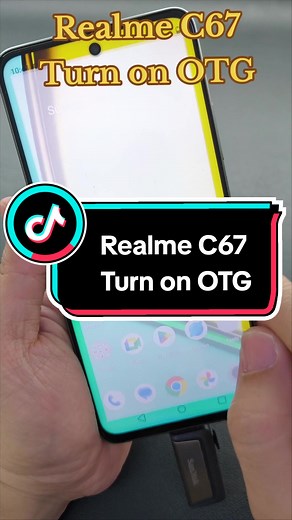 Realme C67 OTG: Turn on Easy File Sharing