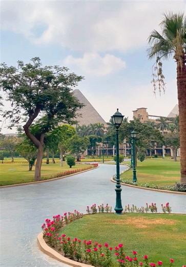 Incredible Hotel View of the Pyramids in Cairo