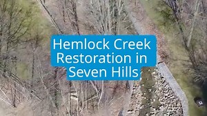 To the residents of Seven Hills: We are just getting started with the Hemlock Creek Restoration in Seven Hills, a Regional Stormwater Management Program project that will reduce flooding and erosion in the area. | Northeast Ohio Regional Sewer District