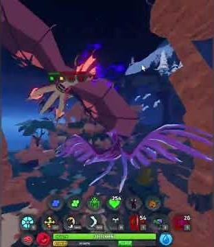 Pentagloss devouring Ahri Tahmuk | Creatures of Sonaria Roblox