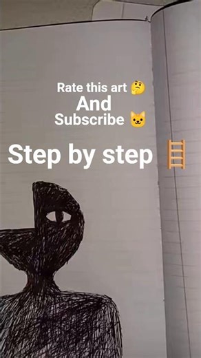 "Creepy Art Drawing ✍️ | Step by Step Horror Vibes 👁️🕷️ #art #drawing #trending'