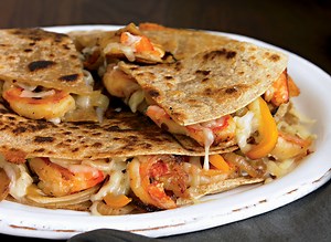 A Perfectly Crispy Chipotle Shrimp Quesadilla Recipe