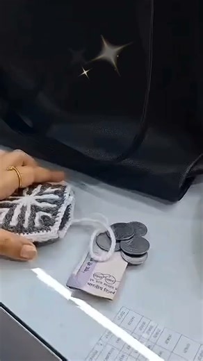 Multi- purpose crochet pouch 👝 #crochet #diy #handmade #customized #crocheting #crochetpouch