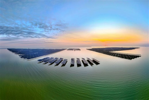 China commissions largest floating solar farm