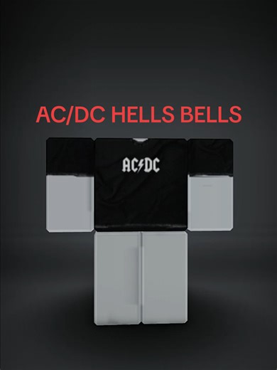 AC/DC Hella Bells shirt#roblox #clothing #robloxclothing #acdc #hellsbells