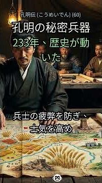 60. 🤯233年、孔明の”秘密兵器”が三国志を変えた⁉︎ 知られざる歴史の裏側を徹底解剖！ #三国志 #諸葛亮 #孔明 #屯田制 #歴史 #中国史 #蜀漢 #戦略 #ドキュメンタリー #裏