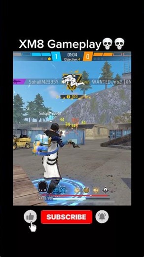 XM8 Gameplay💀💀 || #viral #shorts #youtube #freefire || SOHAIL WORLD