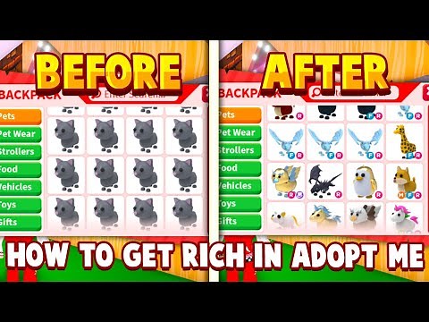 How To Get Rich Fast And Easy In Adopt Me! Get Bucks And Legendary Pets Fast In Adopt Me 2020 Roblox