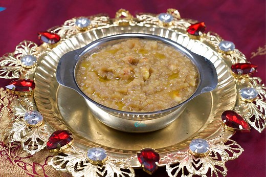 Palm Sugar Pongal (Panam Kalkandu Pongal) - Sweet Pongal made using Palm Sugar instead of conventional jaggery!. A healthy alternative to Sugar/Jaggery. Detailed Recipe - https://goo.gl/tmeUEn | subbuskitchen.com