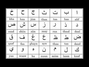 The Arabic alphabet song - Al Ahrof Al Arabia