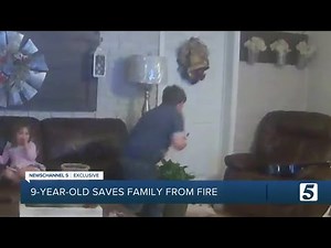 How a 9-year-old Tennessee boy save his family from their burning home