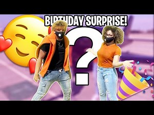 SURPRISING My BOYFRIEND For His BIRTHDAY!! He Had NO Idea...