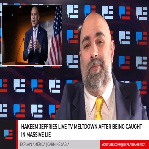 Hakeem Jeffries Live TV Meltdown After Being Caught In Massive Lie - Explain America | Pag Ambitay Ag Kaulian: Share to Heal