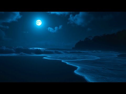 Natural Waves Sounds for Sleep to Relieve Stress Encourage Peaceful With Gentle Ocean White Noise