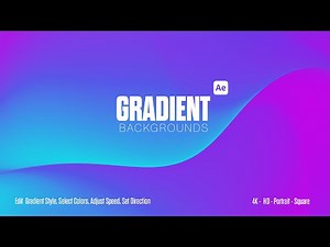 Gradient Background After Effects Tutorial