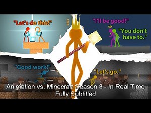 I added subtitles to ‪@alanbecker‬'s Animation vs. Minecraft Season 3 - In Real Time