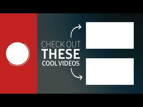 Free YouTube Outro Template 🎬 | No Copyright End Screen | Subscribe Animation 4K