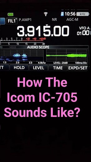 Hear the Icom IC-705 in Action | Koul Morning Ham Radio #shorts
