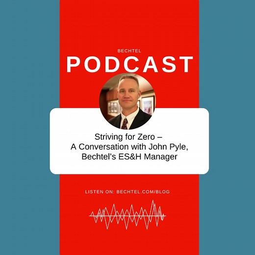 In our latest podcast, we sat down with John Pyle, Bechtel’s corporate Manager of Environmental, Safety, and Health, to recognize #constructionsafetyweek. He discussed Bechtel’s 2020 safety record, including measures the company took to protect colleagues and communities from the spread of COVID-19, and the path forward for #safety. Listen to the podcast here: http://bit.ly/PodcastCSW | Bechtel Corporation
