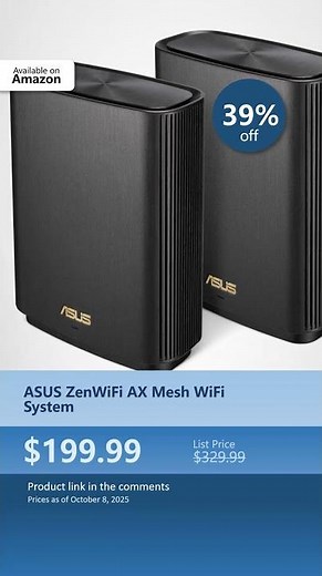 ASUS ZenWiFi AX Mesh WiFi System