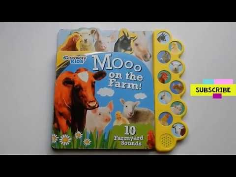 Discovery Kids Mooo On The Farm Book Read Aloud, Play A Sound Book, Farm Animals #kidsbooksreadaloud