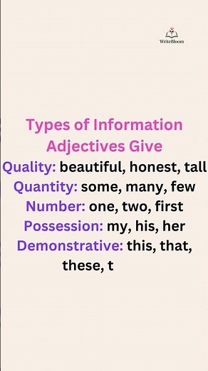 Adjective – Definition, Examples, Types & Easy Explanation