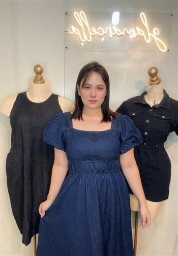 Stylish Denim Dress for Live Selling