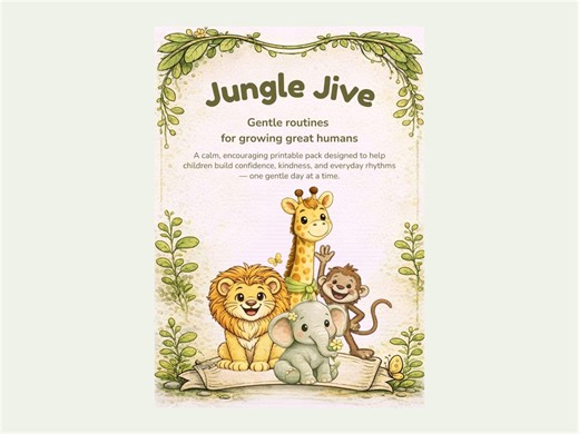 Gentle Kids Routine Pack Printable | Morning & Evening Visual Schedules Ages 3–7 - Etsy