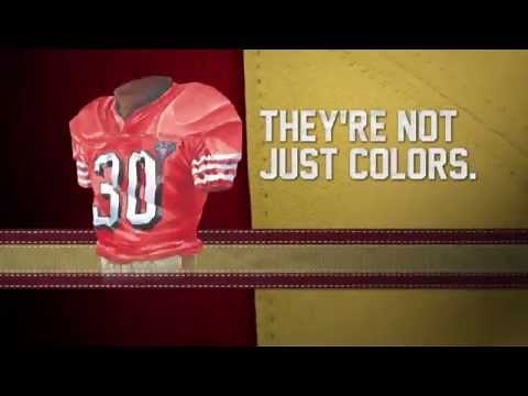 San Francisco 49ers uniform and uniform color history
