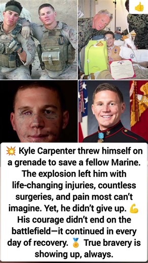 💥 Medal of Honor Hero: Kyle Carpenter’s Unbelievable Courage & Recovery 👍#viral