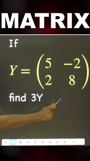 #8 Matrix Scalar Multiplication - #matrix #matrices #mathlesson #math #maths #mathematics #education #edutok #learnontiktok #ukteacher #mathlesson #gcse #ukgcse #mathematics #education #edutok #learnontiktok #sat #usasat #ukmaths #linearalgebra #algebra #matricesmultiplication #cofactor #identitymatrix #ukmath #mathteaecher #usateacher #SAT #fyp #fypシ゚viral