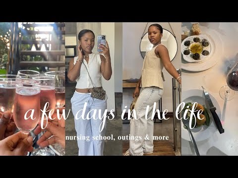 #vlog: nursing school + back acne routine + life in between
