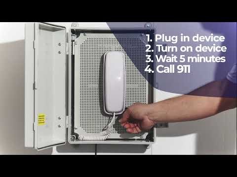 Cellular 4G/LTE Emergency Pool Phone STS-6741 Self Installation Guide