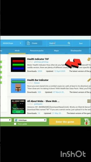 Download Health Indicator mod In Tlauncher minecraft 😱😱 #minecraft #Tlauncher #gaming