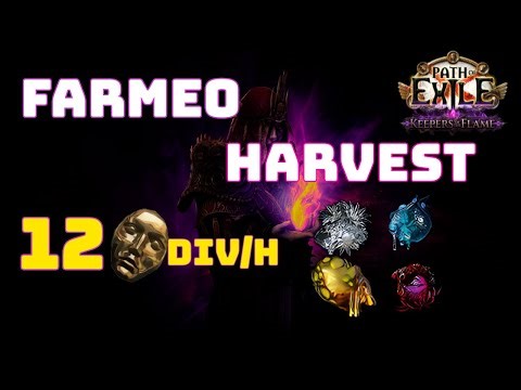 Harvest LOW BUDGET: 12 Div/H con poca inversión | CROP ROTATION en Path of Exile 3.26 – PoE