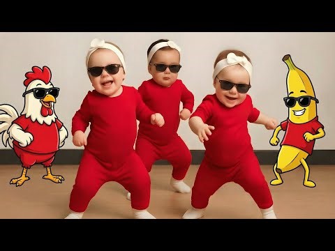 Chicken Banana Kids Song Dance | Nursery Rhymes & Baby Songs