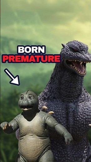 Baby Godzilla’s SAD Origin 😭 #youtubeshorts
