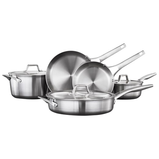 Calphalon Premier 8-Piece Stainless Steel Cookware Set