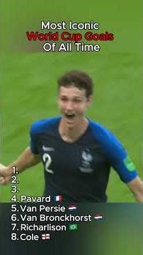 Most Iconic World Cup Goals Of All Time ! #football