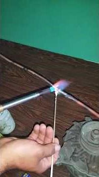 Soldadura de plata con fundente.