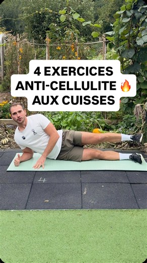 4 exercices ANTI-CELLULITE pour les cuisses 🤗💪🏼 Bien entendu, il reste primordial d’avoir une alimentation saine et de qualité pour avoir vos résultats ✅ Écris « CELLULITE » en commentaire et je te donne gratuitement une routine pour perdre du gras et de la cellulite 🙂 #cellulite #cellulites #anticellulite #ménopause #pertedegras #mincirdescuisses #retentiondeau #peaudorange #affinersasilhouette #perdreduventre #jambeslégères #jambeslourdes #jambesgonflées #graisse #surpoids #kiloentrop #mam