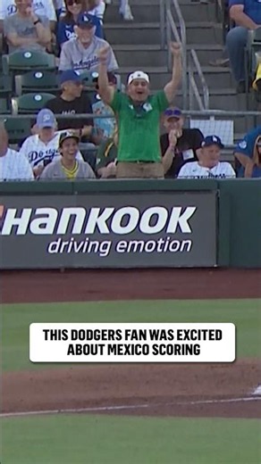 Dodgers Fan's EPIC Reaction to Mexico's FIFA World Cup™ Goal 🤯#worldcup #fifa #mlb #baseball #soccer