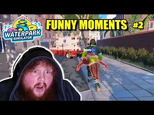 Best of CaseOh Waterpark Simulator! (FUNNY MOMENTS) #2
