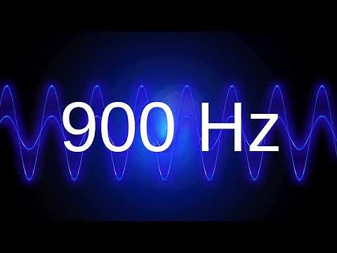 900 HZ clean pure sine wave TEST TONE frequency