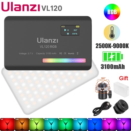 Luz LED RGB 120W 2500K-9000K para Video
