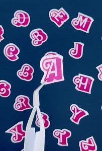 Fun Font Letter Sticker: Waterproof Vinyl Decal for Laptop, Water Bottle - Etsy