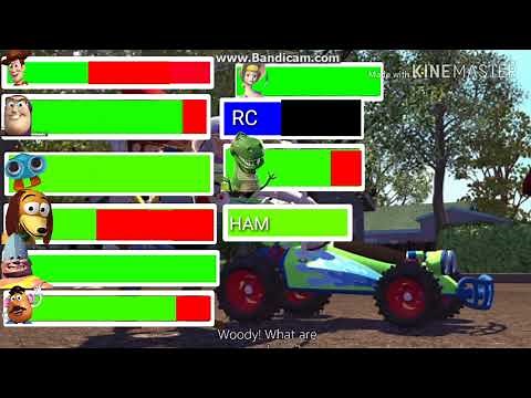 Toy Story (1995) Final Battle with healthbars