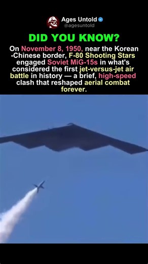 THE FIRST JET DUEL